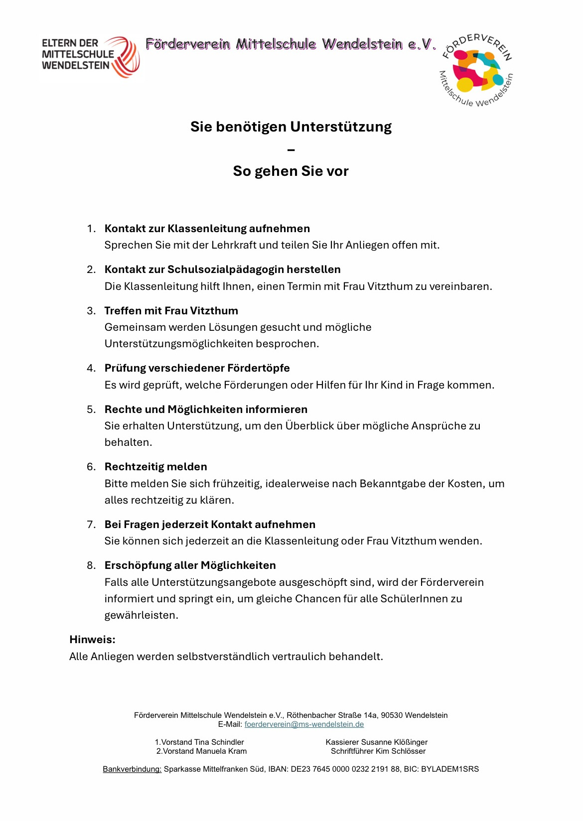 sie benoetigen unterstuetzung